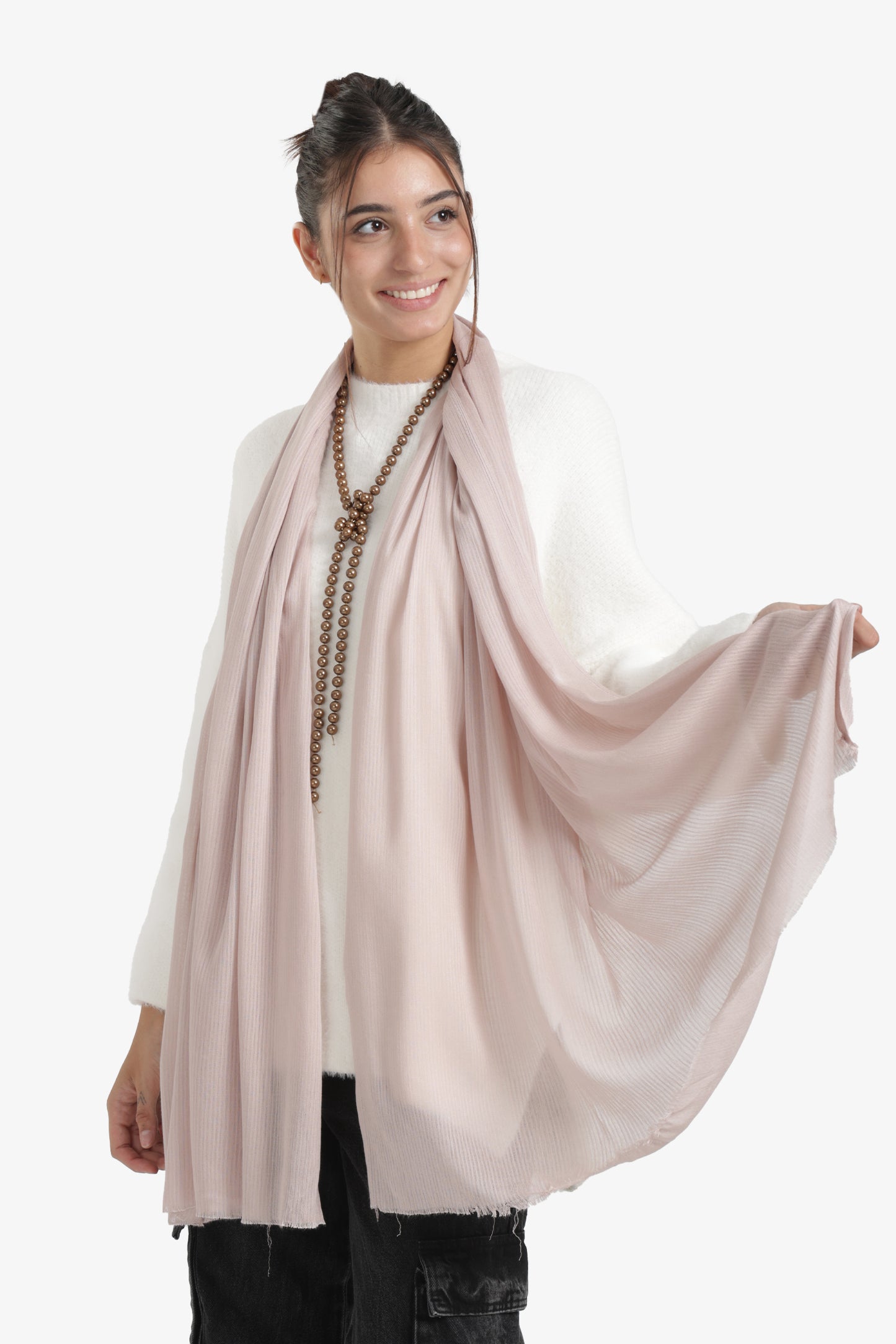 Ribbed Rectangular Scarf