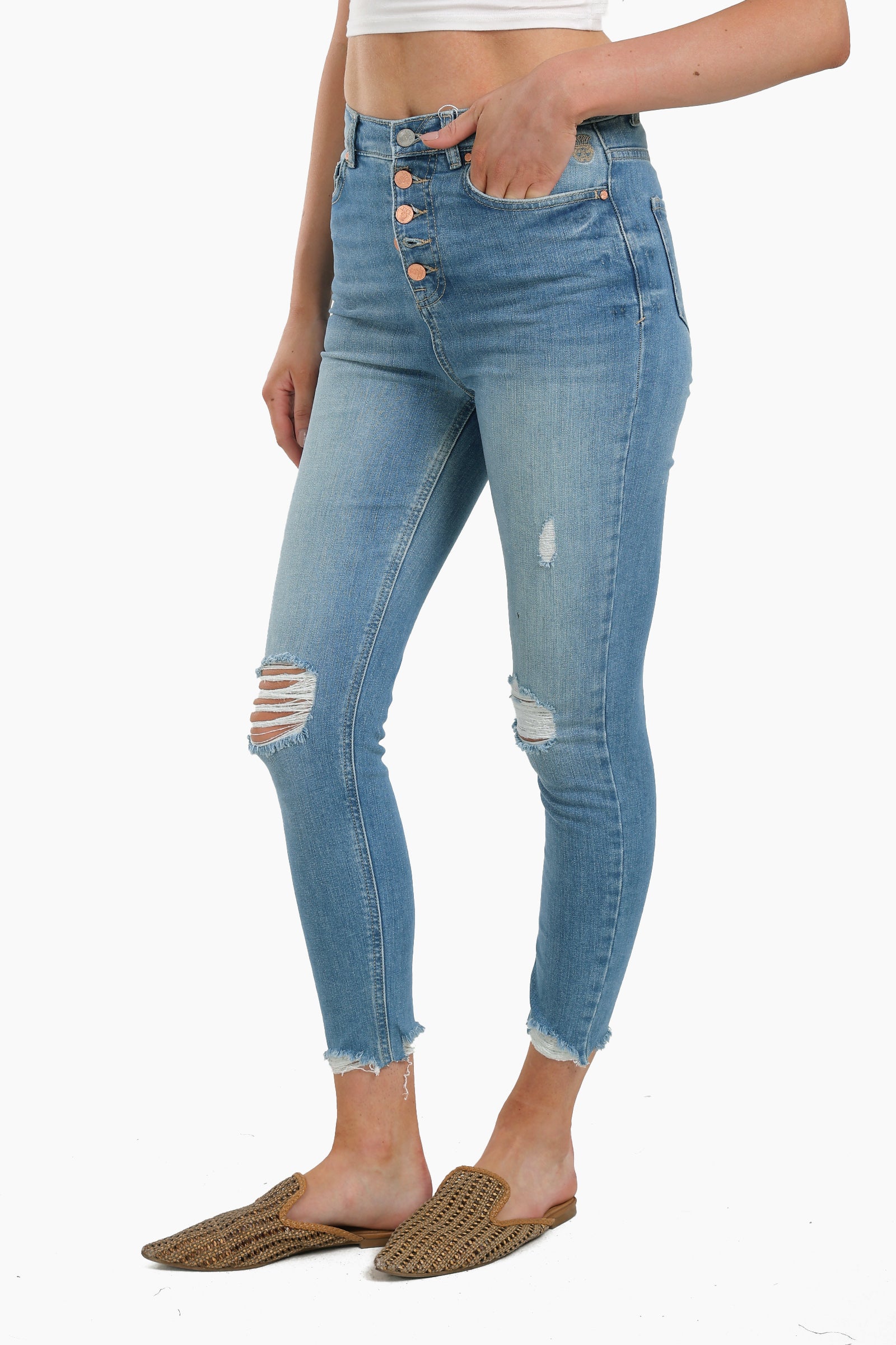 Ankle Length Skinny Jeans