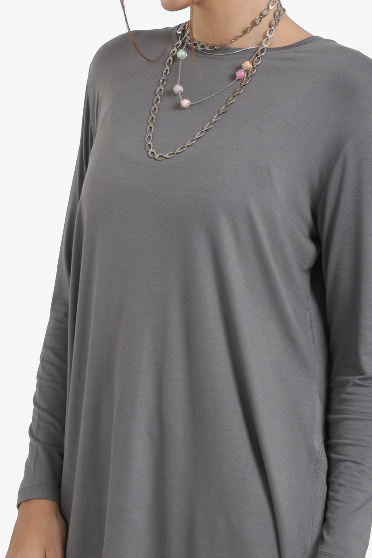 بلوزة فيسكوز بكم