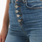 5 Buttons Closure Skinny Jeans
