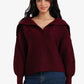 Puff-Sleeve Ribbed Pullover