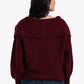 Puff-Sleeve Ribbed Pullover