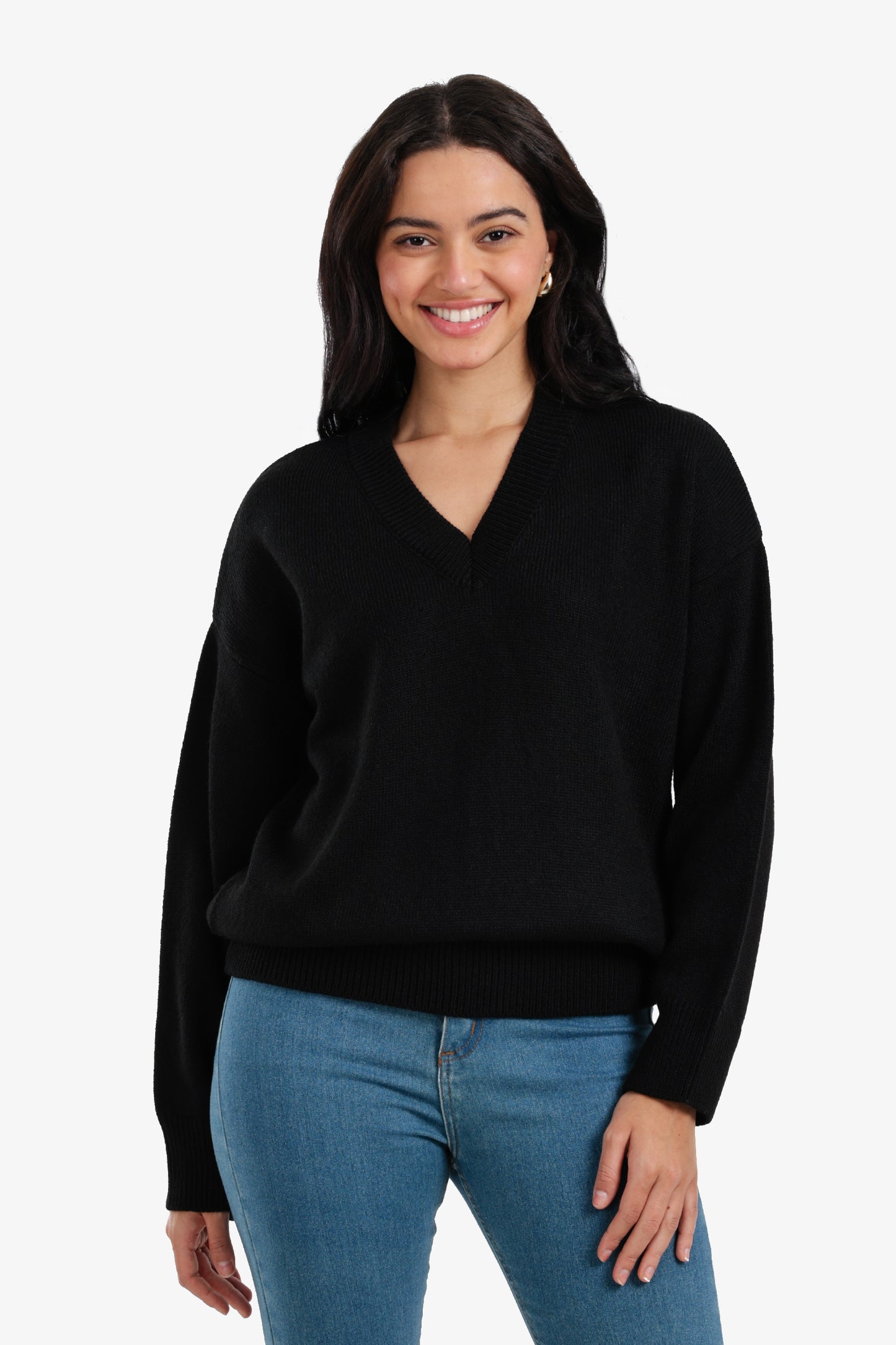 بلوفر بأكتاف منخفضة