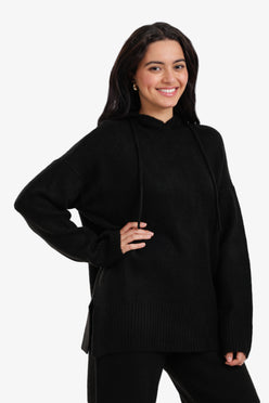 Hooded Wool Sweatshirt