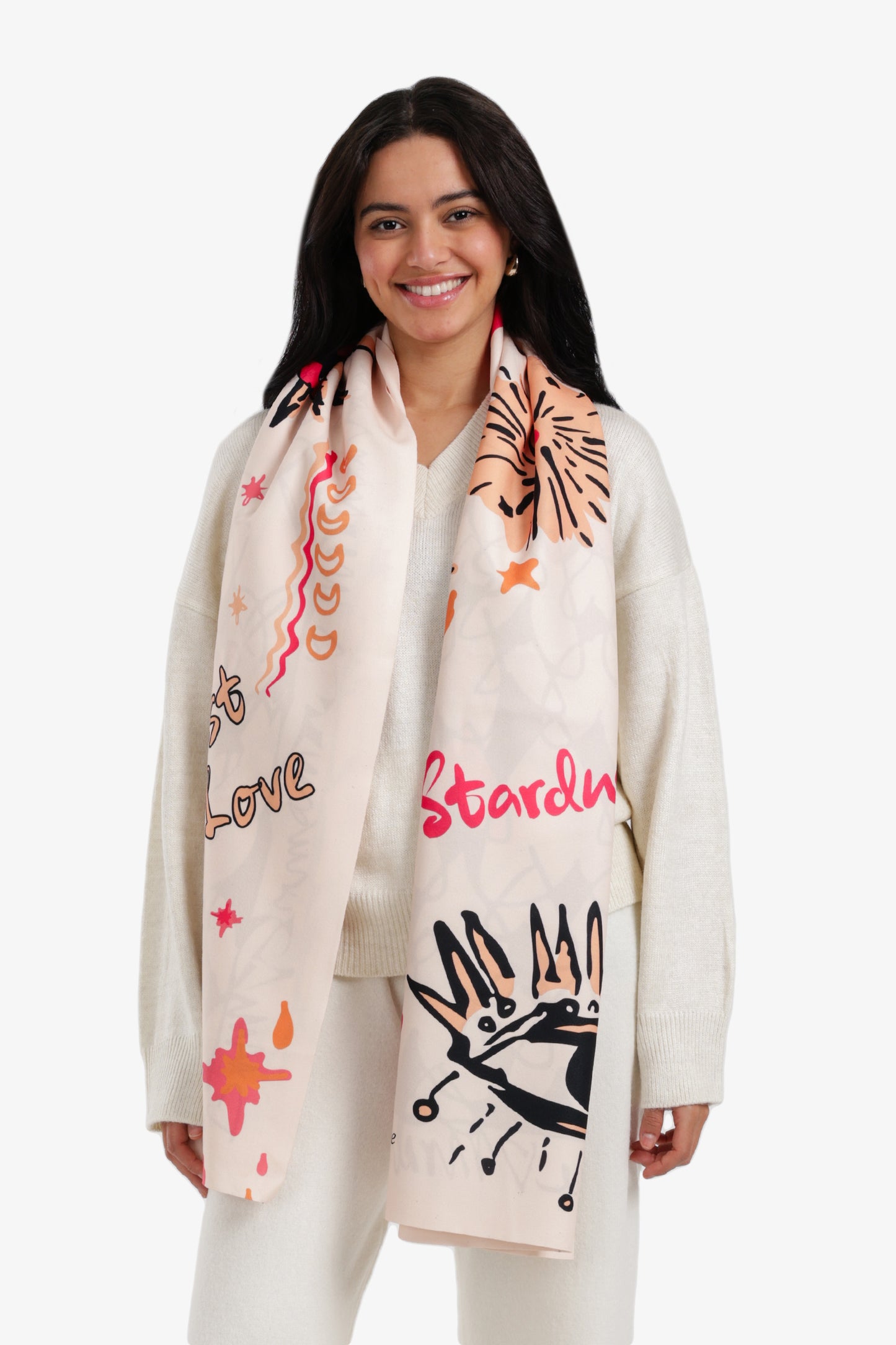 Graphic Printed Scarf