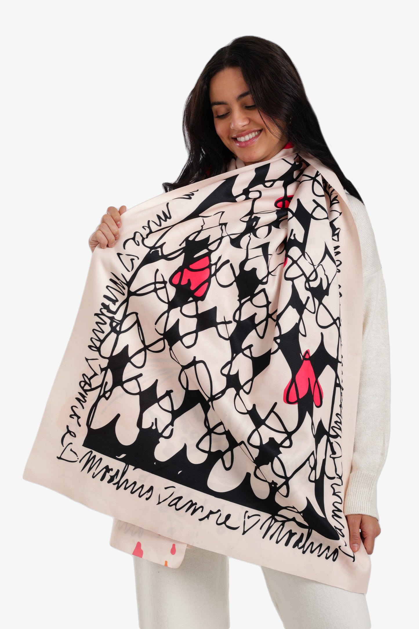 Graphic Printed Scarf