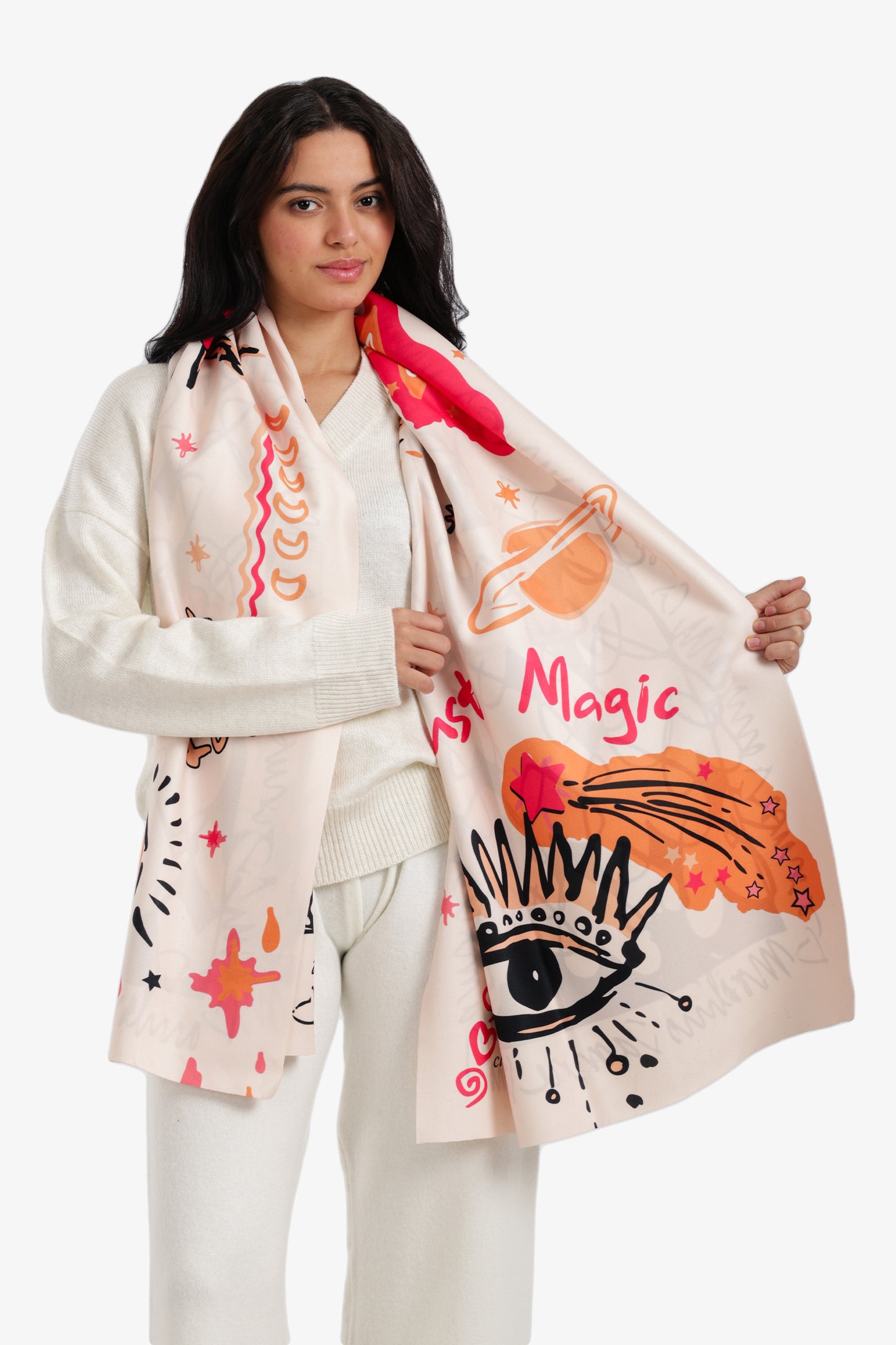 Graphic Printed Scarf