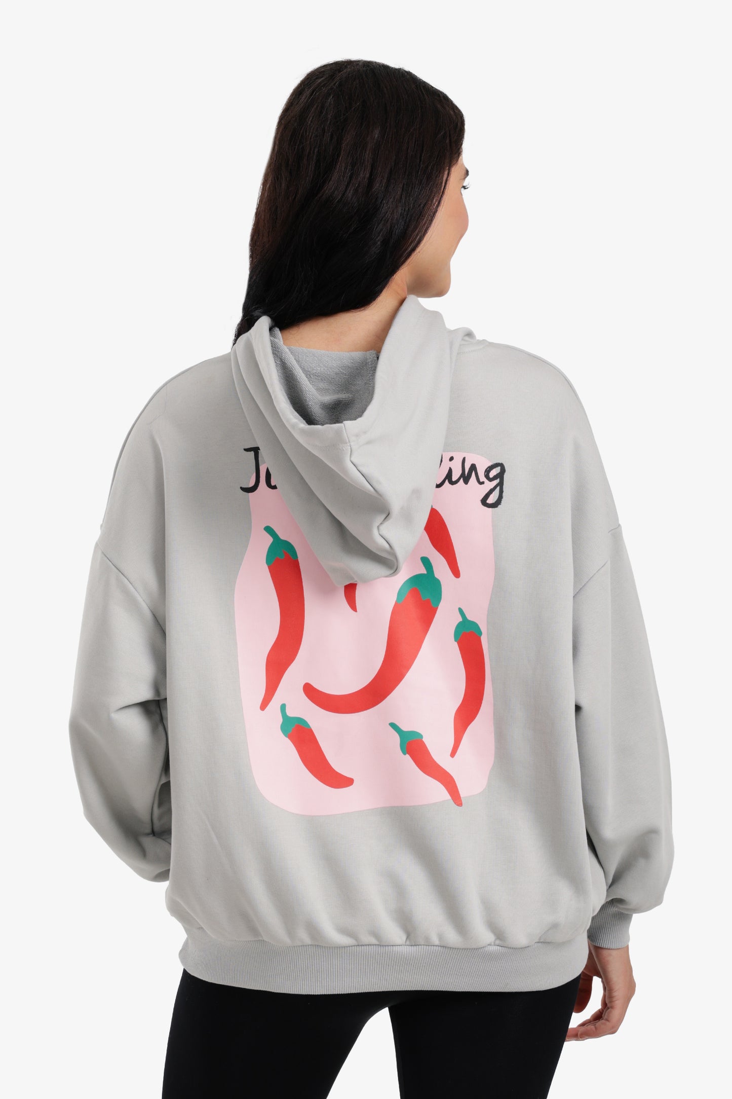 Printed Back Lounge Hoodie