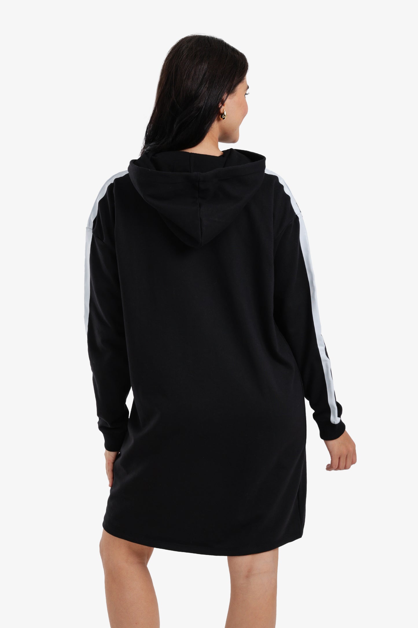 Hooded Lounge Sweatshirt Dress