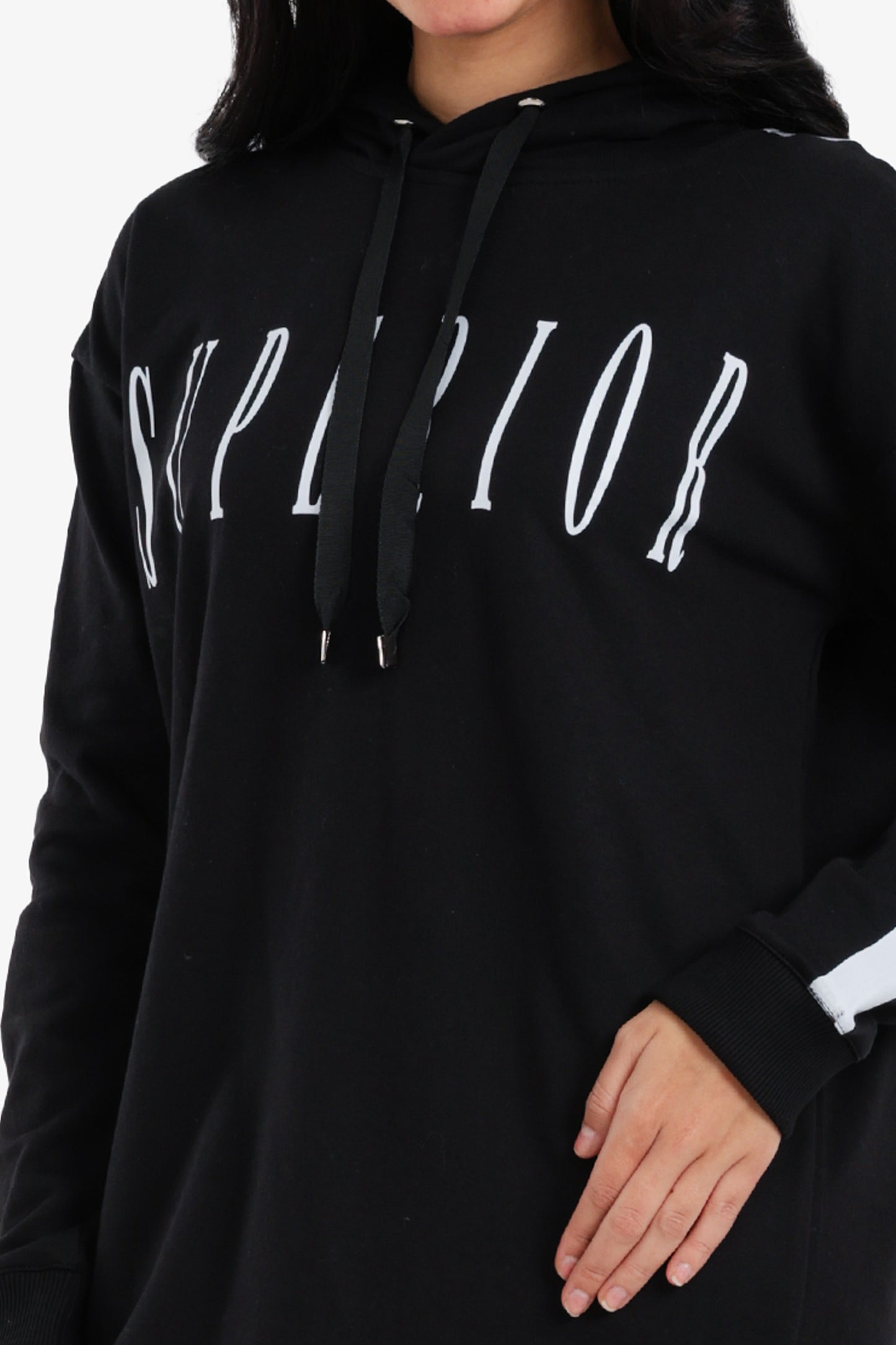 Hooded Lounge Sweatshirt Dress