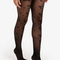 Patterned Voile Tights