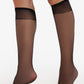 High-Knee Voile Socks