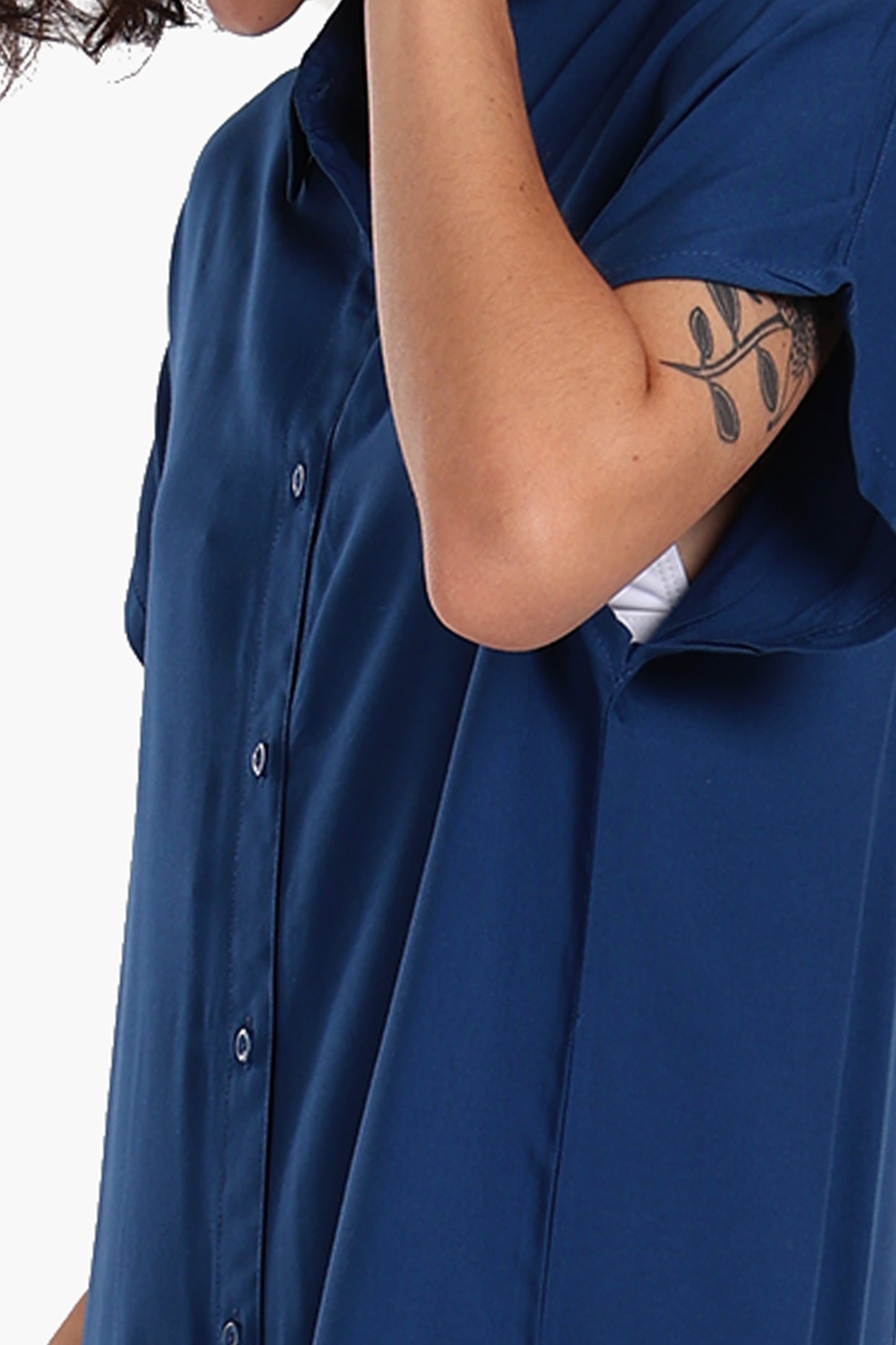 فستان نص كم متوسط الطول 