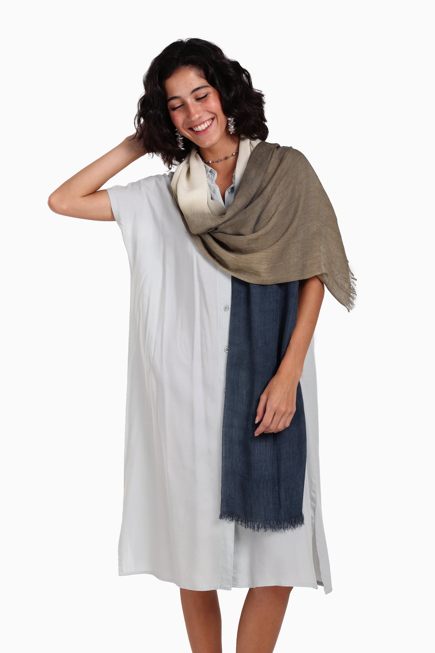 Gradient Cotton Scarf