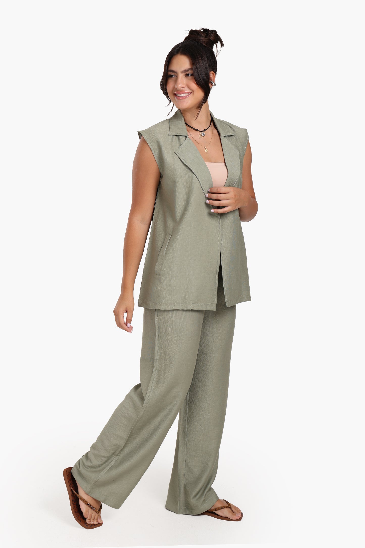 بنطلون تينسيل عملي ويومي