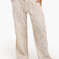 Boho Crochet Panel Pants