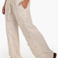 Boho Crochet Panel Pants