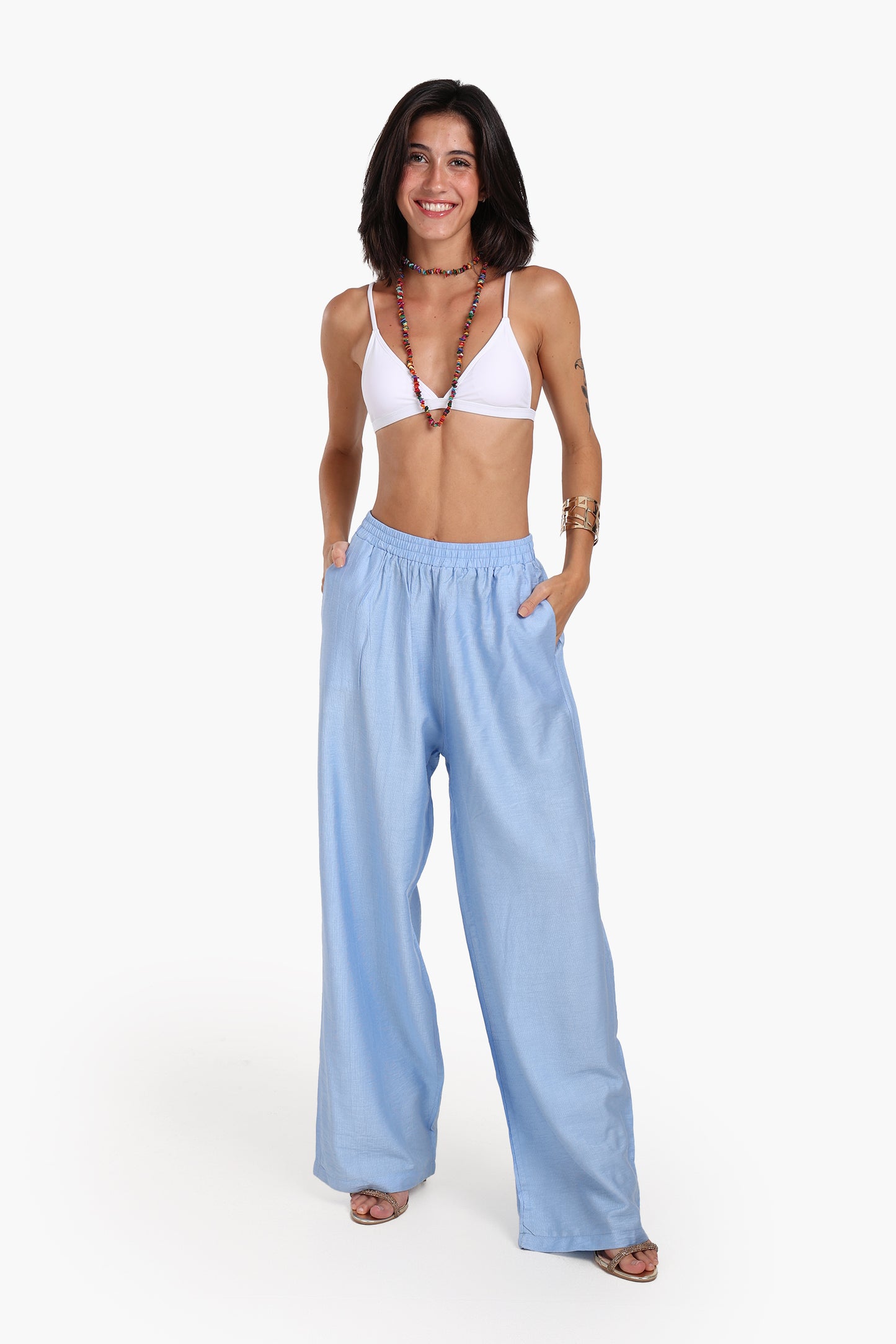 بنطلون تينسيل عملي ويومي