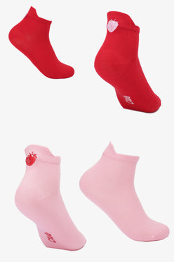 Ankle Strawberry Socks