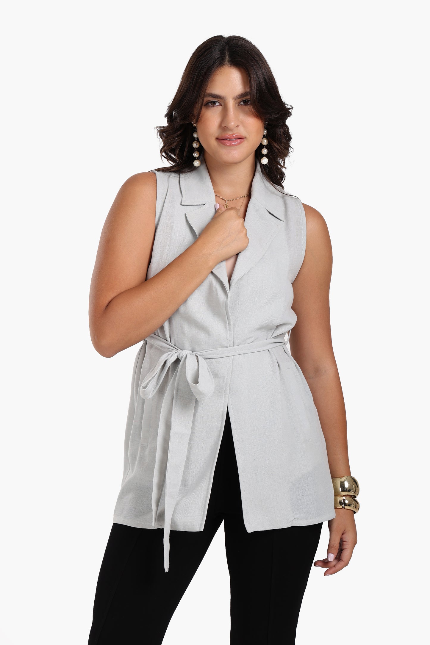 Sleeveless Tencel Vest