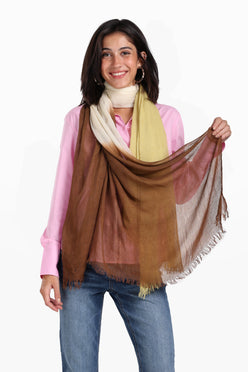 Gradient Cotton Scarf