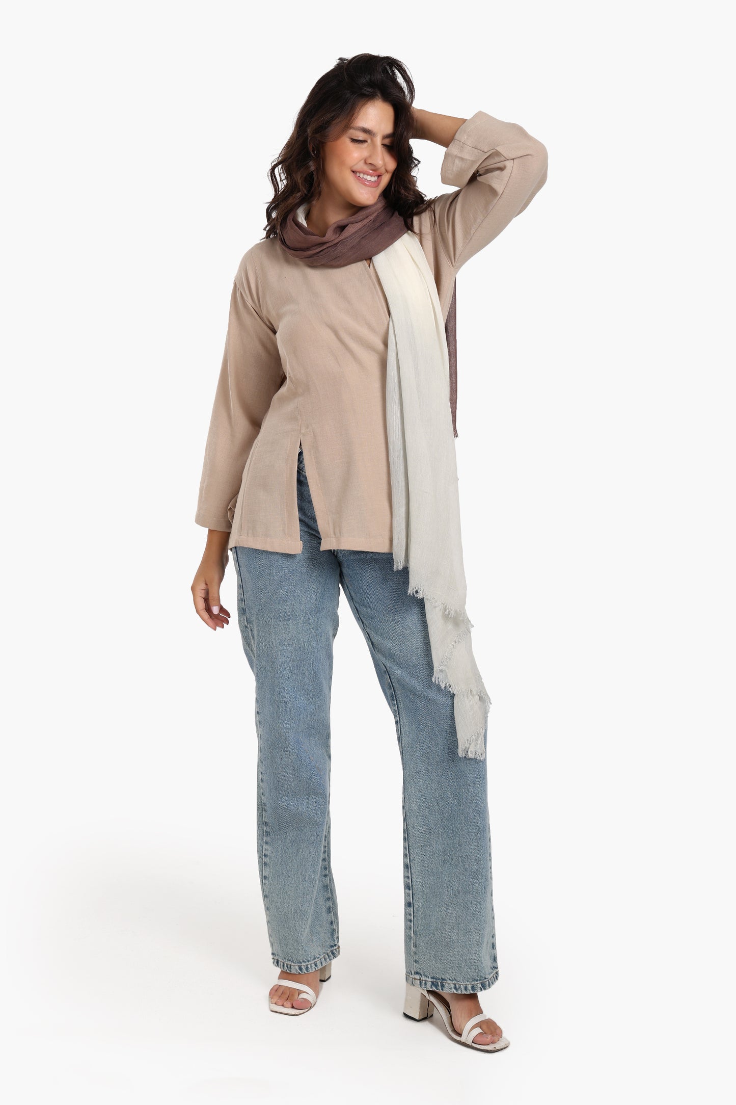 Gradient Cotton Scarf