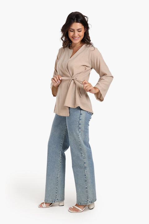 Tencel Wrap Kimono