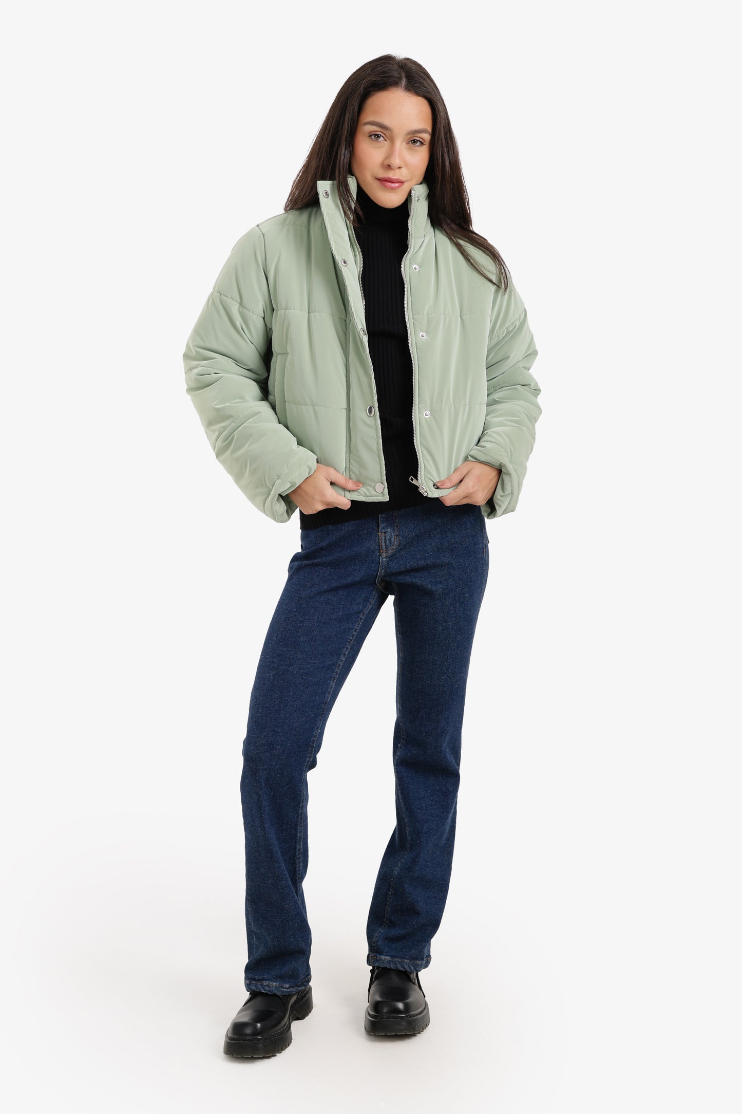 Cropped Puffer Jacket