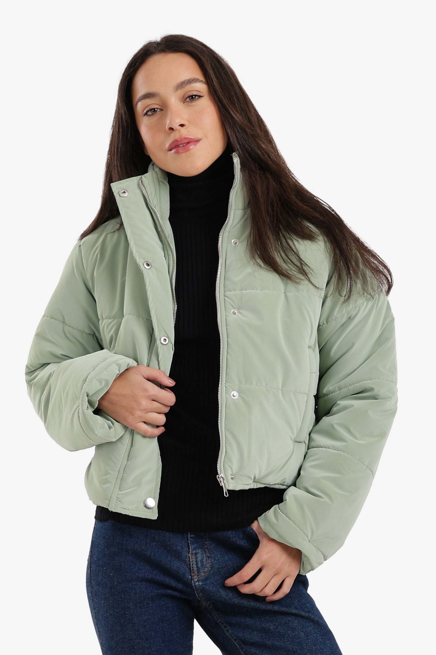 Cropped Puffer Jacket