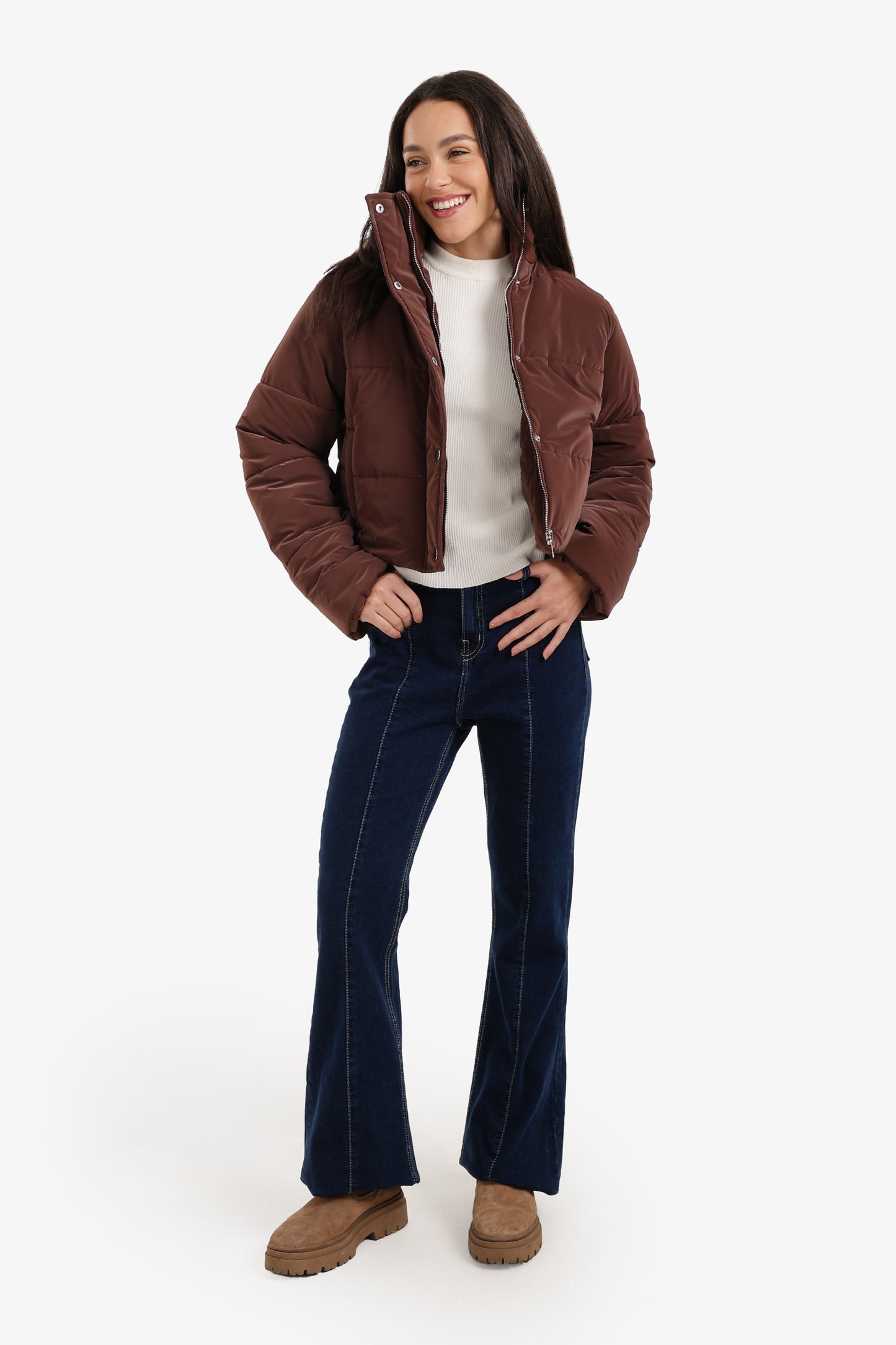 Cropped Puffer Jacket