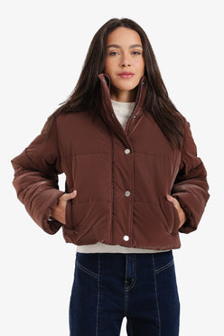 Cropped Puffer Jacket