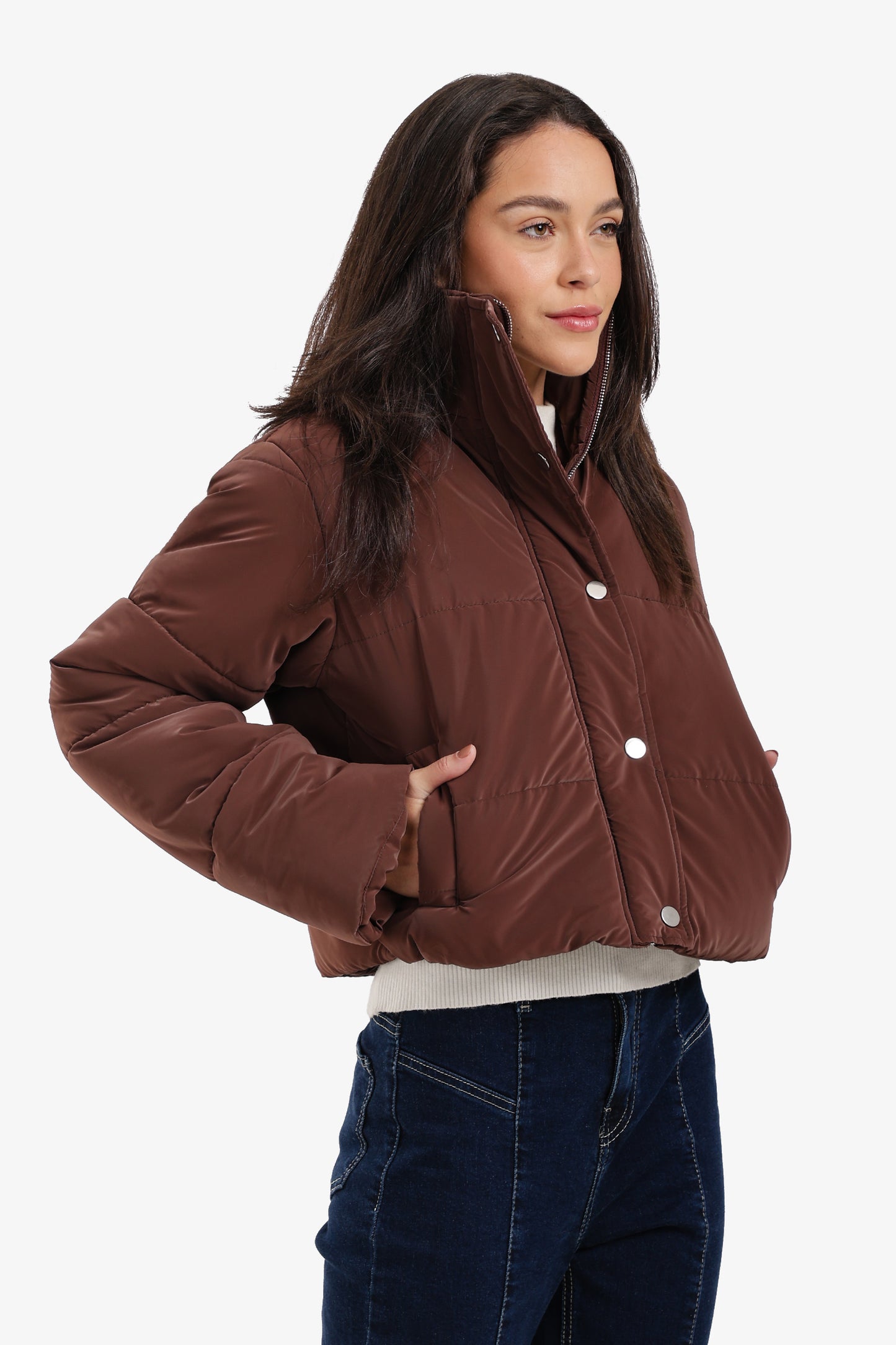 Cropped Puffer Jacket
