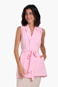 Sleeveless Tencel Vest