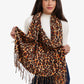 Leopard-Print Scarf