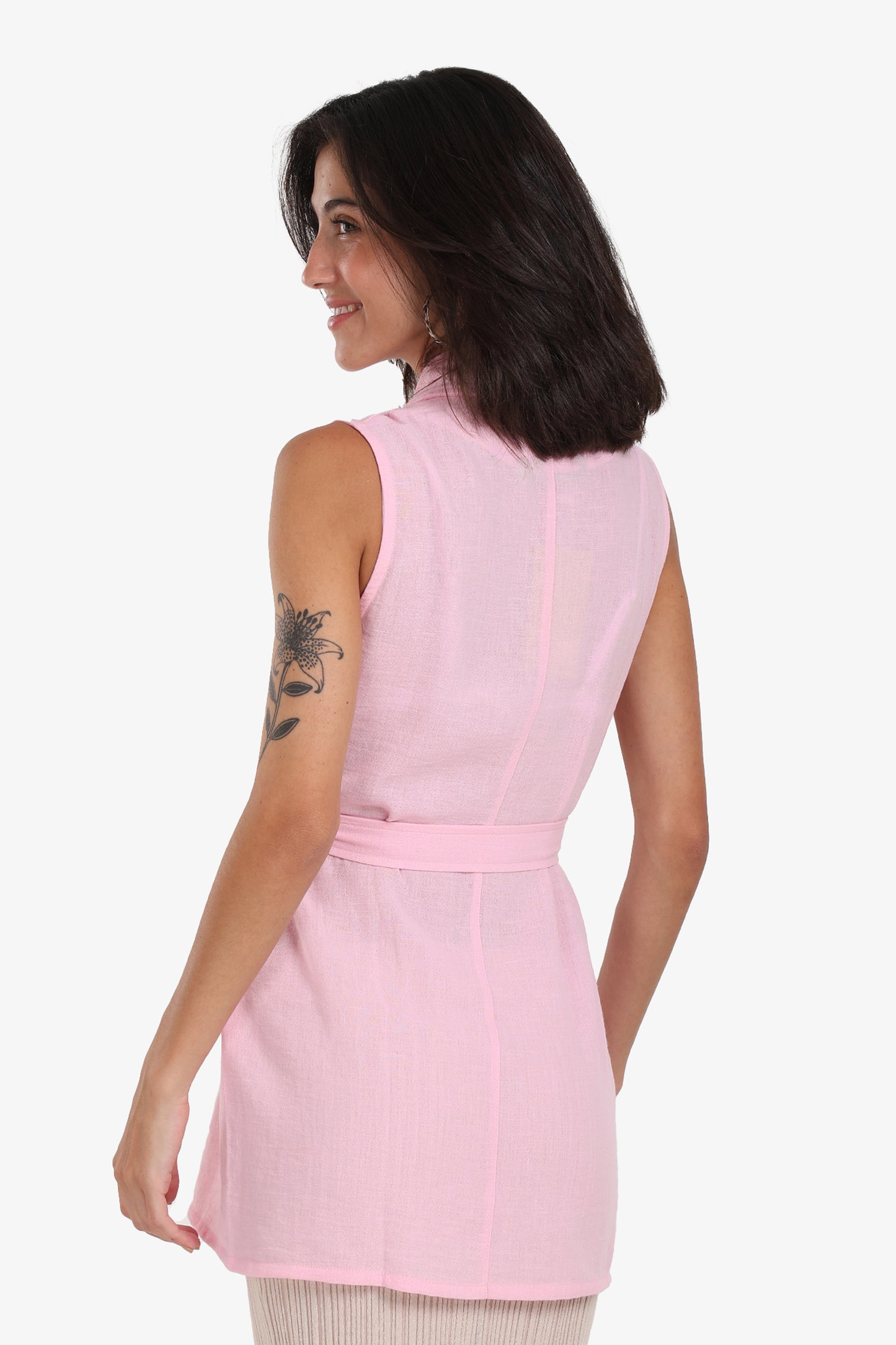 Sleeveless Tencel Vest