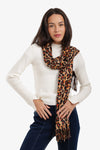 Leopard-Print Scarf