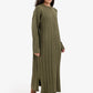 Crew Neck Ribbed Dress