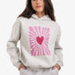 Heart-Print Lounge Sweatshirt