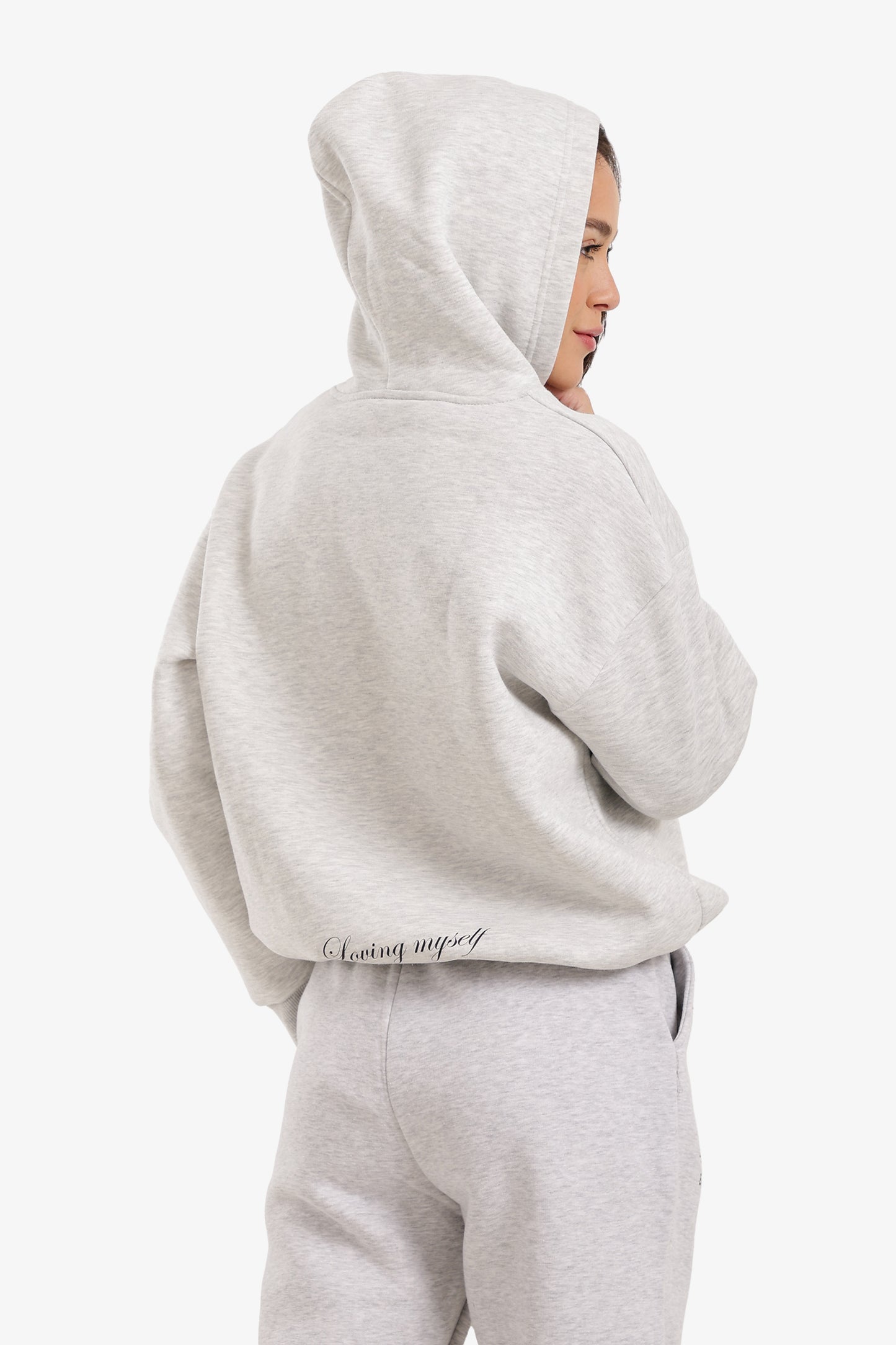 Heart-Print Lounge Sweatshirt