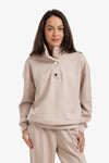 Stand Collar Lounge Sweatshirt