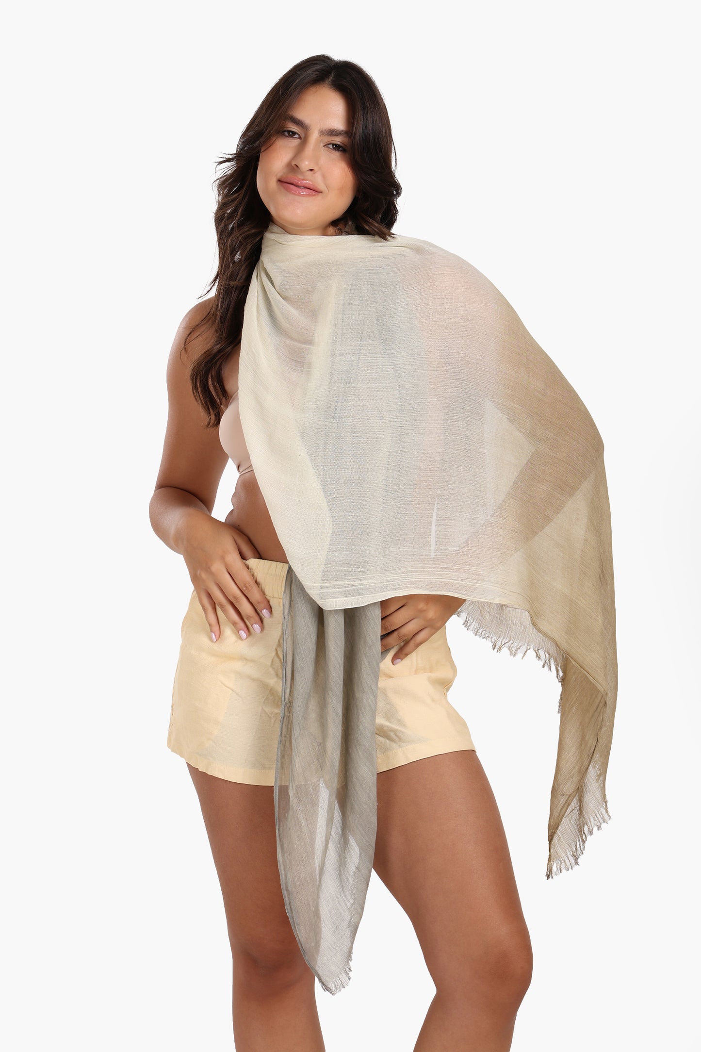 Gradient Cotton Scarf