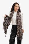 Leopard-Print Scarf