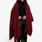 Asymmetric Knitted Poncho
