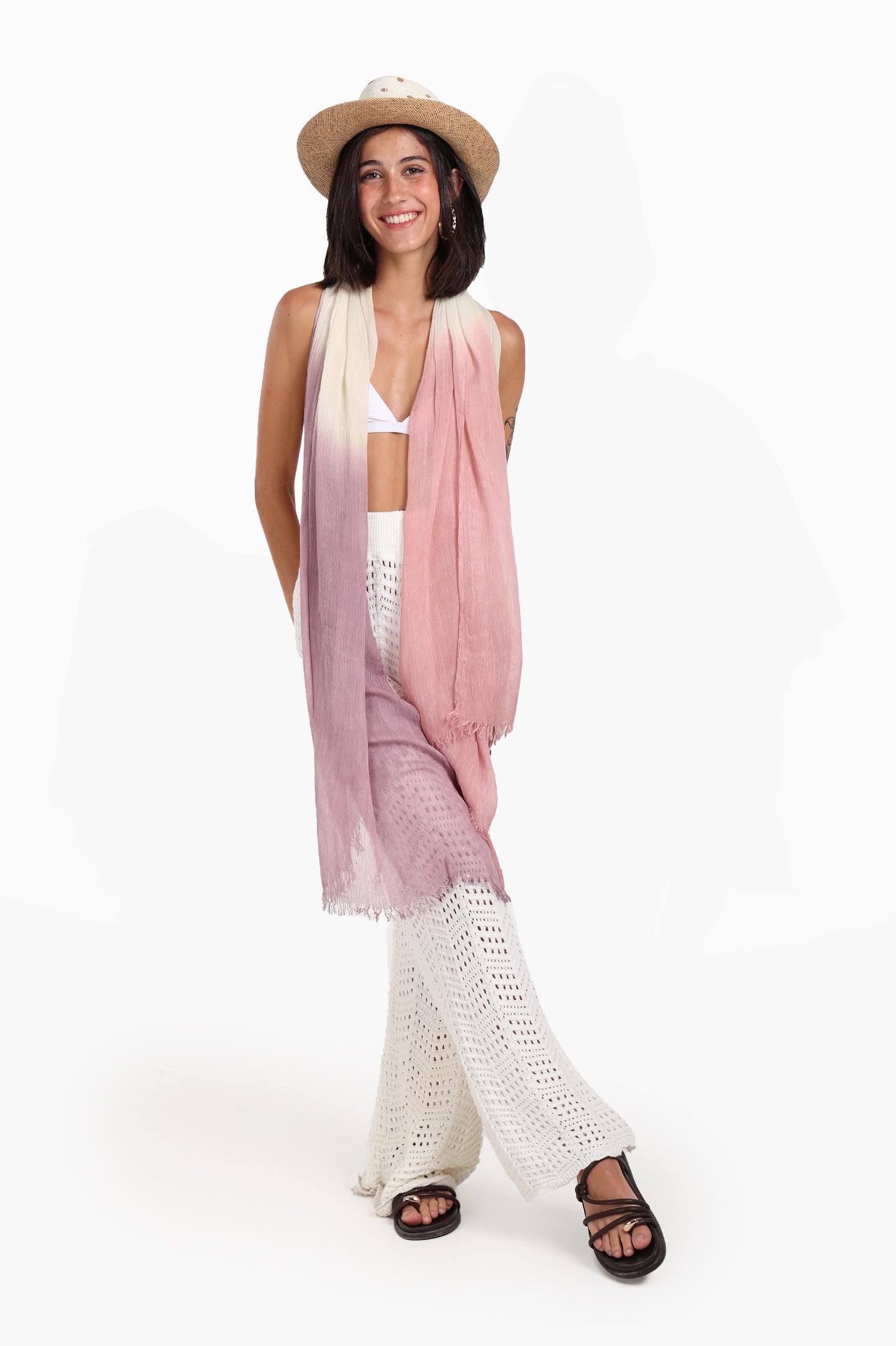 Gradient Cotton Scarf