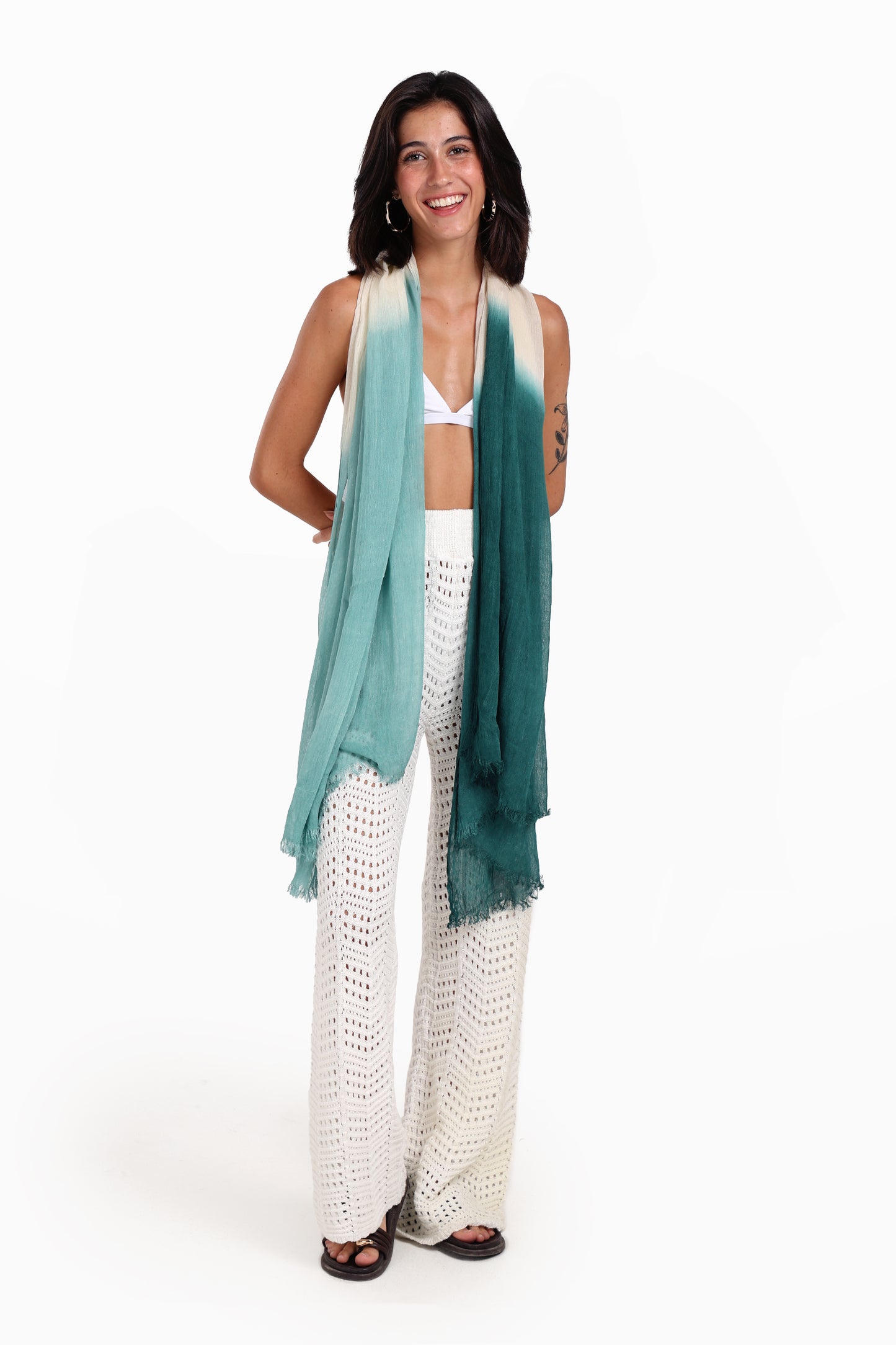 Gradient Cotton Scarf