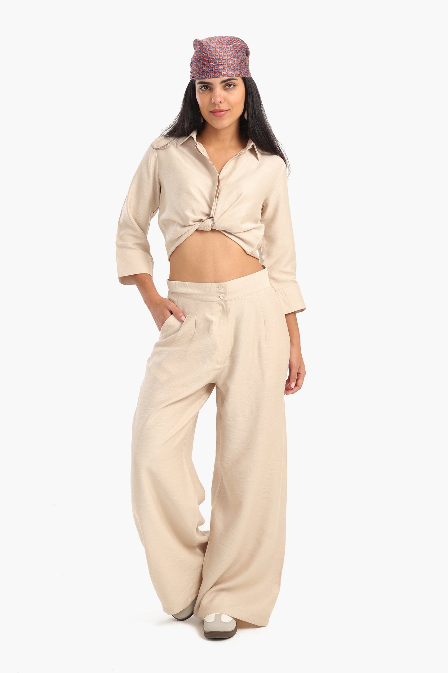Wide Leg Tencel Pants
