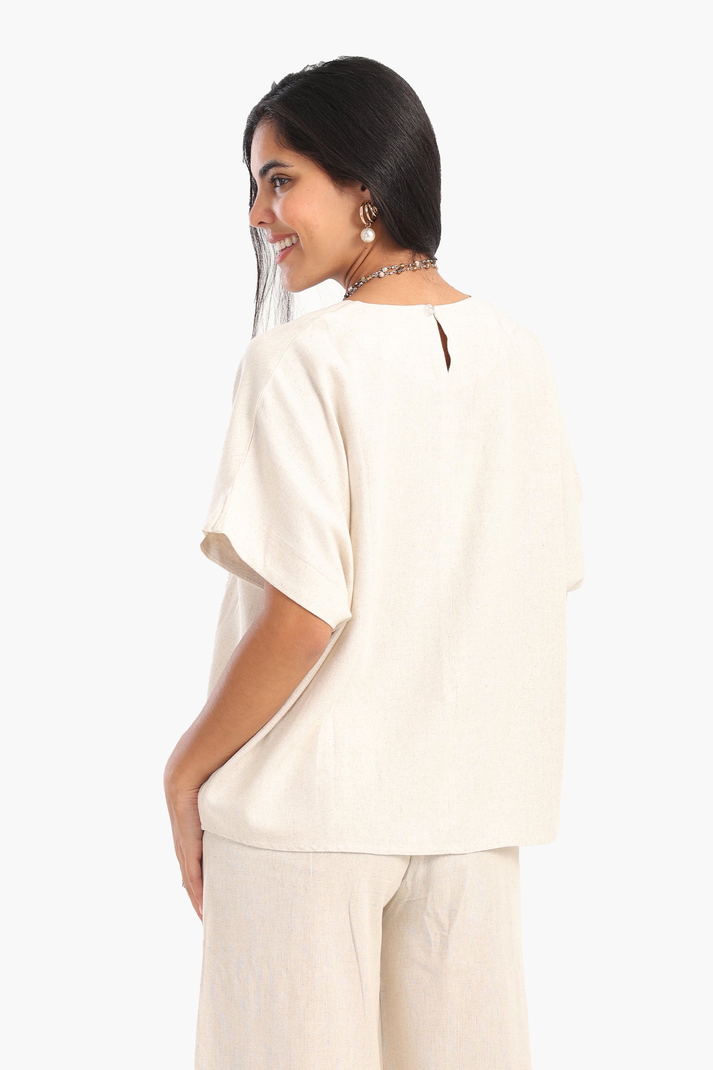 Elegant Solid Blouse