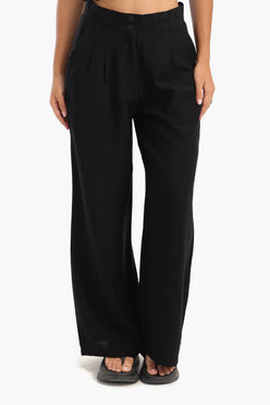 Wide Leg Tencel Pants