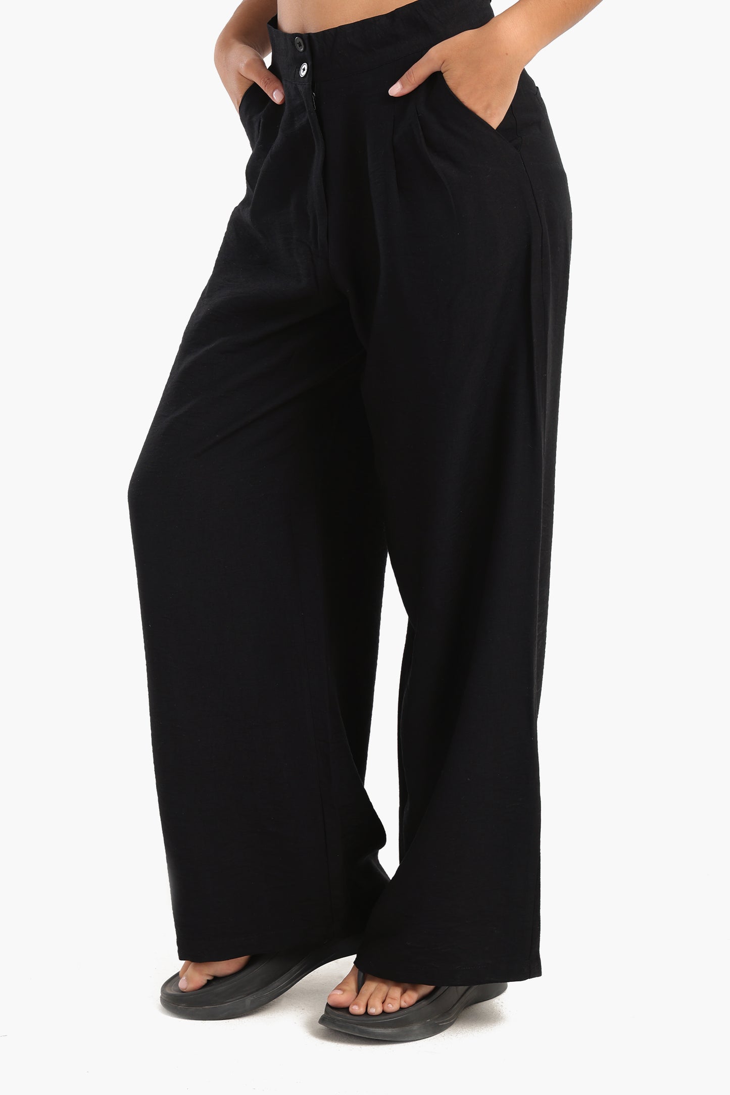 Wide Leg Tencel Pants