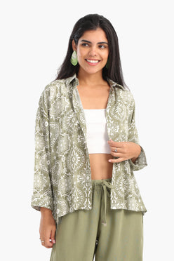 Classic Printed Blouse